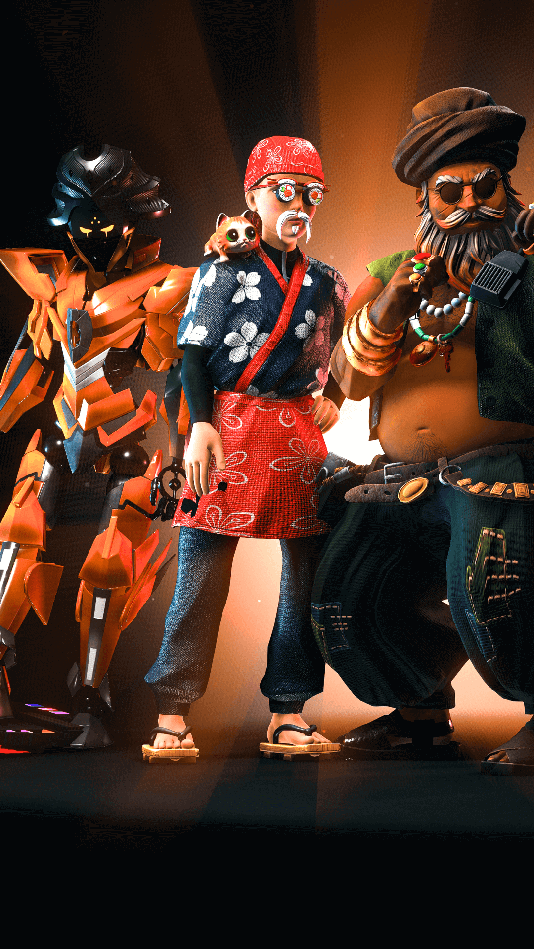 Battle
players
around
the world